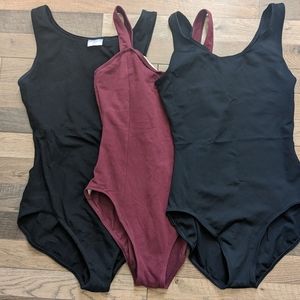 EUC Capezio leotard bundle XL